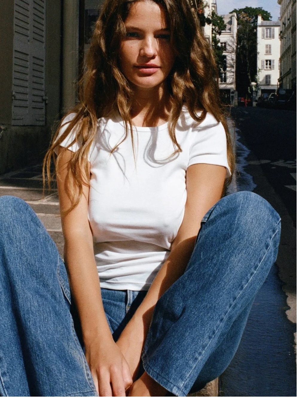 Cou Cou Intimates White Baby Tee